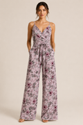 Blush Bloom Wrap Jumpsuit