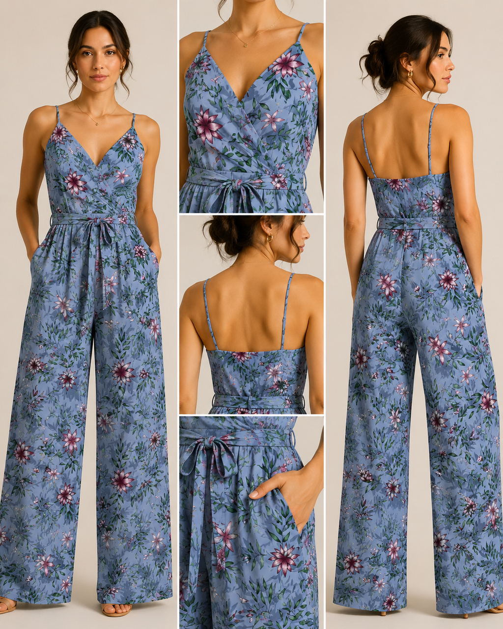 Floral Jumpsuits